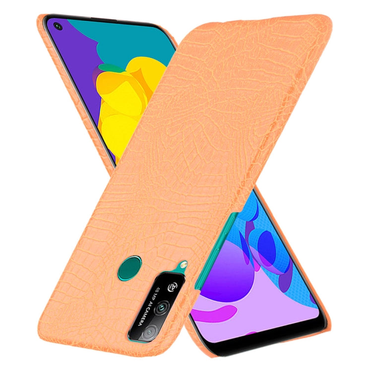 For Huawei Honor Play 4T Shockproof Crocodile Texture PC + PU Case