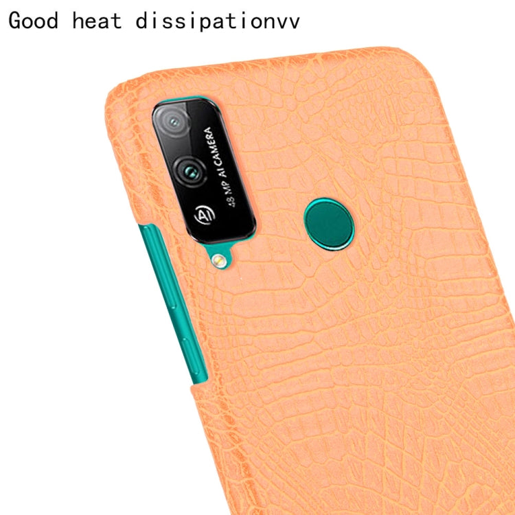 For Huawei Honor Play 4T Shockproof Crocodile Texture PC + PU Case