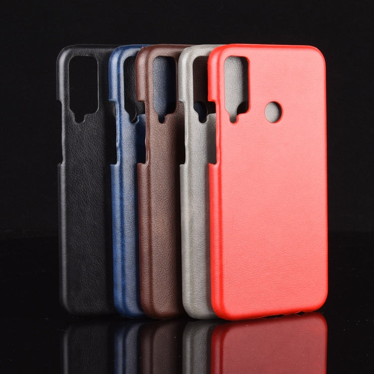 For Huawei Honor Play 4T Shockproof Litchi Texture PC + PU Case