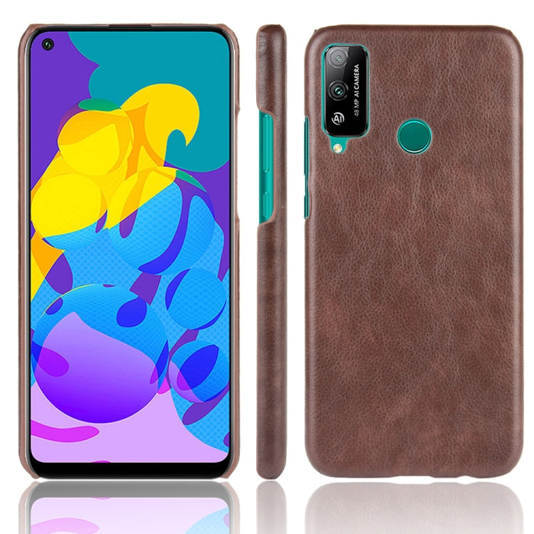 For Huawei Honor Play 4T Shockproof Litchi Texture PC + PU Case
