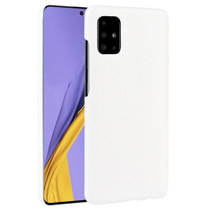 For Samsung Galaxy A51 5G Shockproof Crocodile Texture PC + PU Case