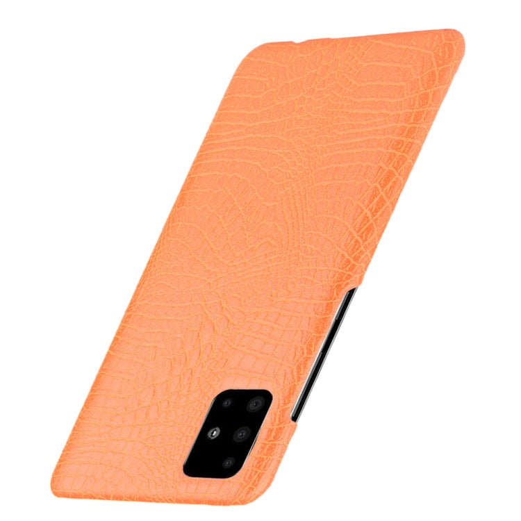 For Samsung Galaxy A51 5G Shockproof Crocodile Texture PC + PU Case