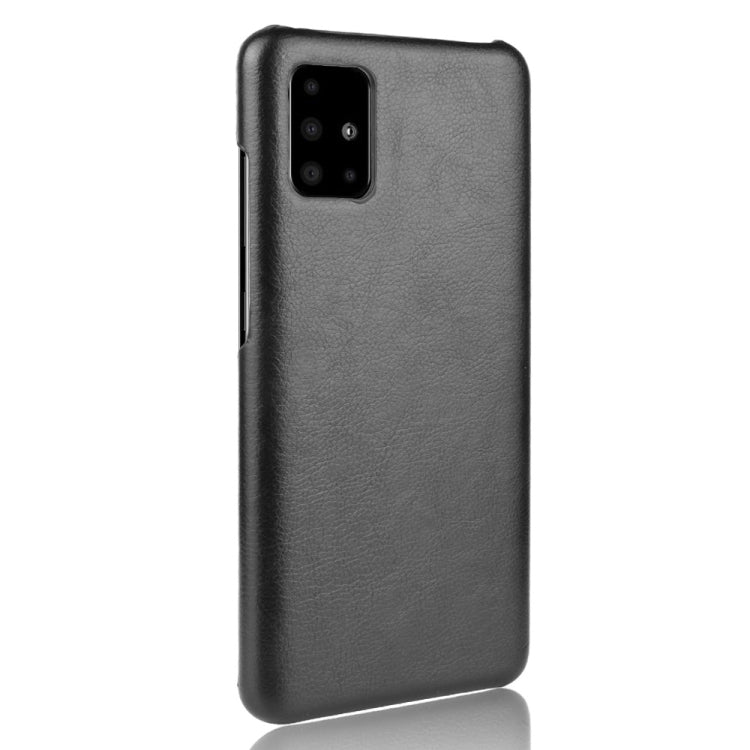 For Samsung Galaxy A51 5G Shockproof Litchi Texture PC + PU Case