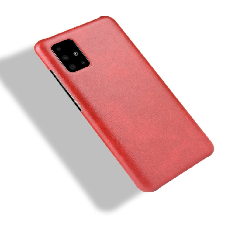 For Samsung Galaxy A51 5G Shockproof Litchi Texture PC + PU Case