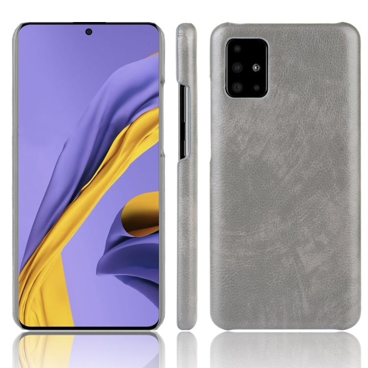 For Samsung Galaxy A51 5G Shockproof Litchi Texture PC + PU Case