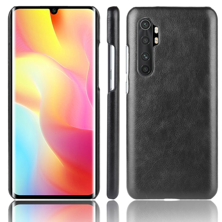 For Xiaomi Mi Note 10 Lite Shockproof Litchi Texture PC + PU Case