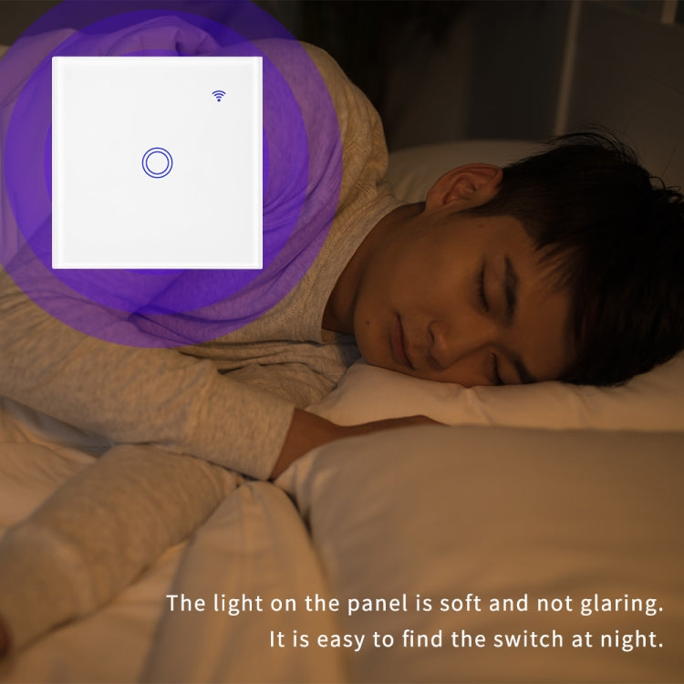 U2-86 Alexa Voice Control WIFI Intelligent Switch Remote Control Remote Control Wall Switch WifiSwitch (white)