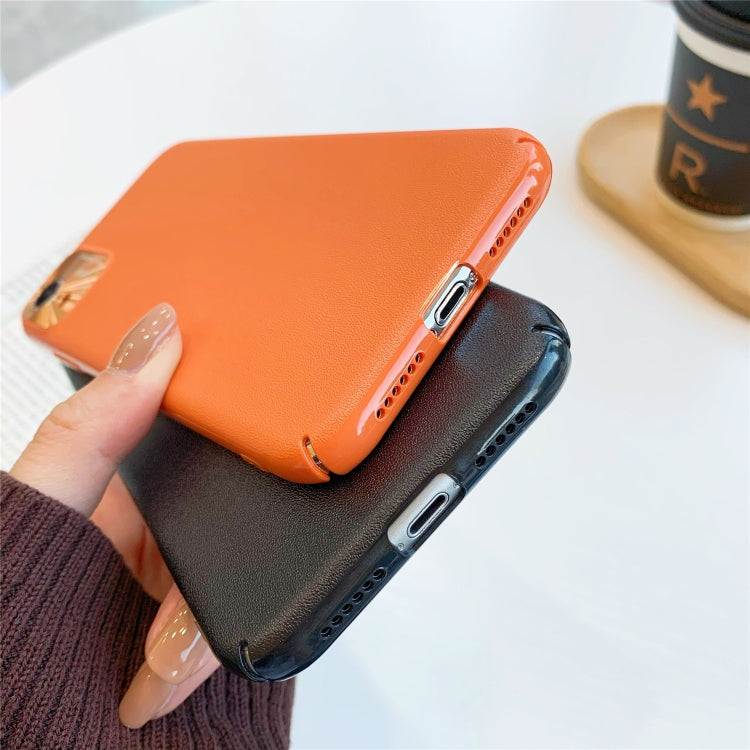 For iPhone XR All-Inclusive Pure Prime Skin Plastic Case with Lens Ring Protection Cover