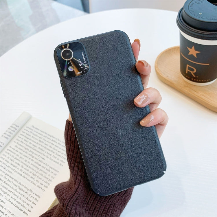 For iPhone XR All-Inclusive Pure Prime Skin Plastic Case with Lens Ring Protection Cover