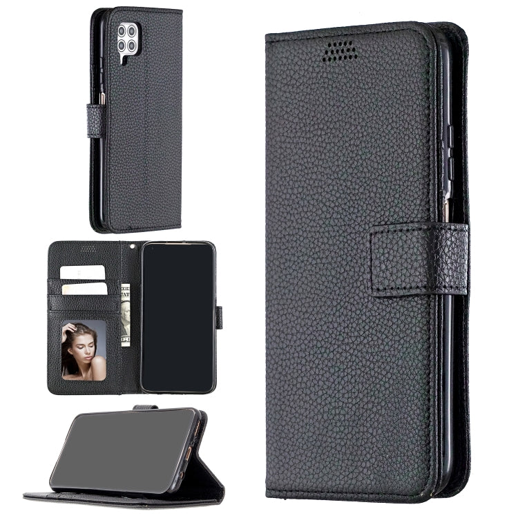 For Huawei P40 Lite  Litchi Texture Horizontal Flip Leather Case with Holder & Card Slots & Wallet & Photo Frame