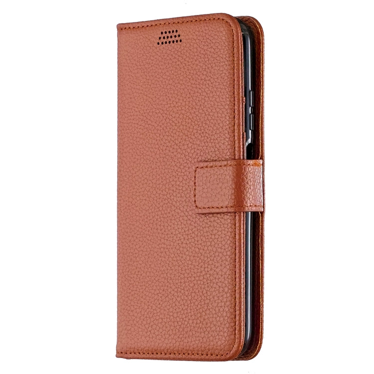 For Huawei P40 Lite  Litchi Texture Horizontal Flip Leather Case with Holder & Card Slots & Wallet & Photo Frame