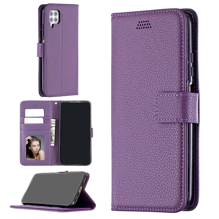 For Huawei P40 Lite  Litchi Texture Horizontal Flip Leather Case with Holder & Card Slots & Wallet & Photo Frame