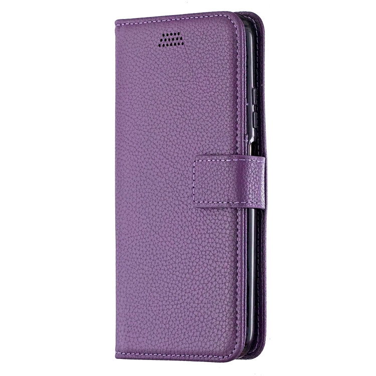 For Huawei P40 Lite  Litchi Texture Horizontal Flip Leather Case with Holder & Card Slots & Wallet & Photo Frame