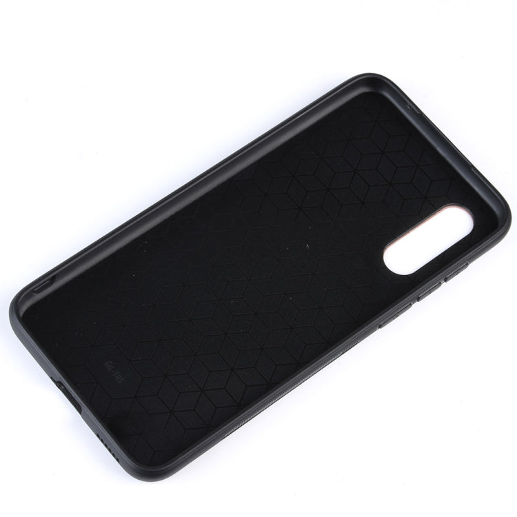 Shockproof Sheep Skin PC + PU + TPU Case for Meizu 16s(Black)