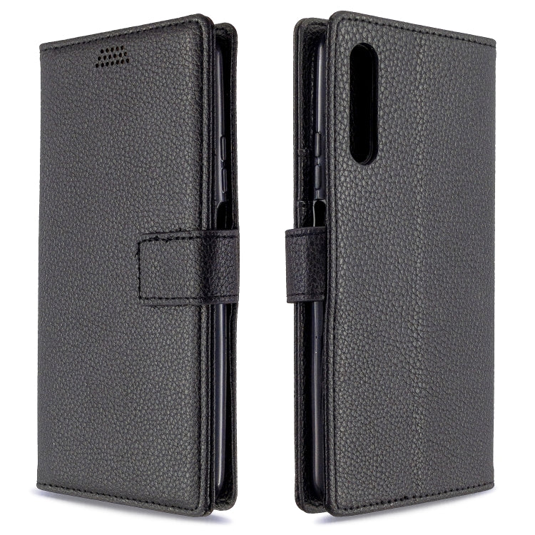For Huawei P smart Pro 2019  Litchi Texture Horizontal Flip Leather Case with Holder & Card Slots & Wallet & Photo Frame