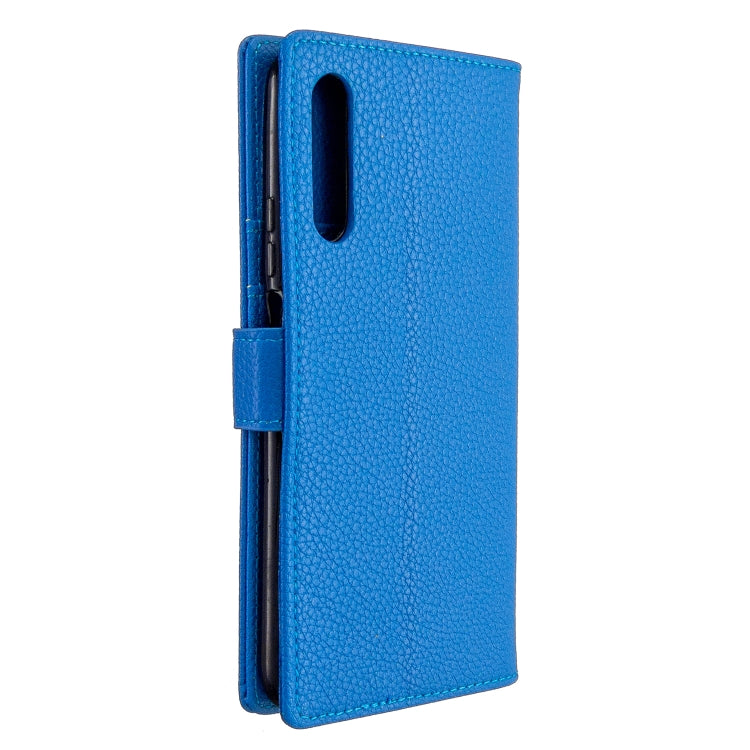 For Huawei P smart Pro 2019  Litchi Texture Horizontal Flip Leather Case with Holder & Card Slots & Wallet & Photo Frame
