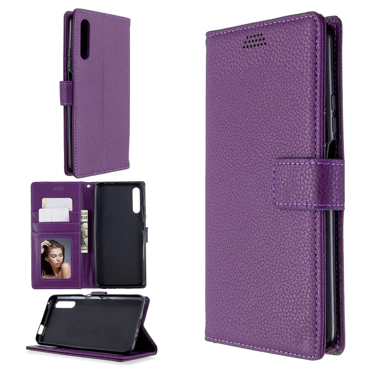 For Huawei P smart Pro 2019  Litchi Texture Horizontal Flip Leather Case with Holder & Card Slots & Wallet & Photo Frame