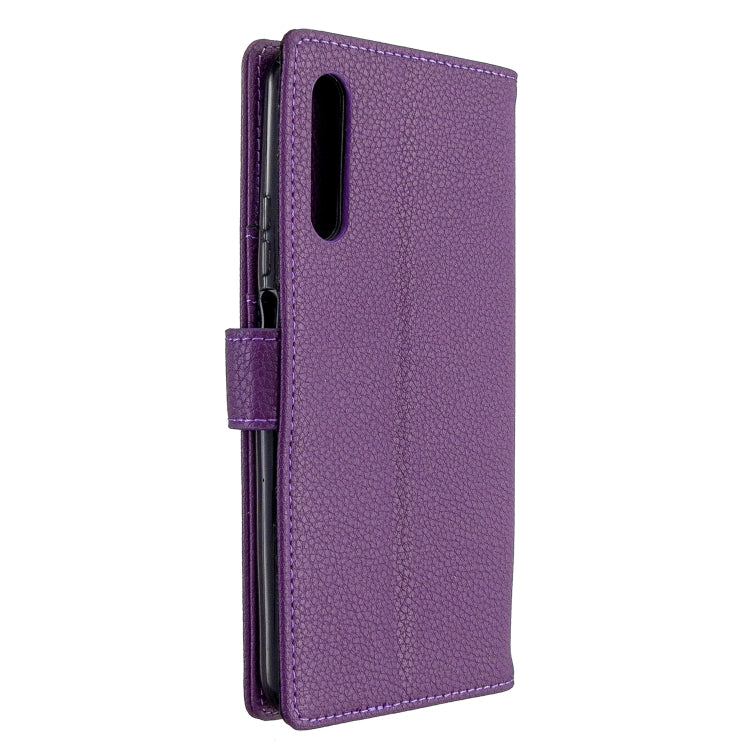 For Huawei P smart Pro 2019  Litchi Texture Horizontal Flip Leather Case with Holder & Card Slots & Wallet & Photo Frame