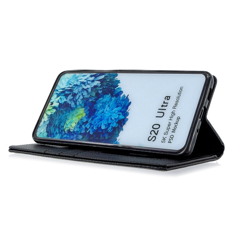 For Samsung Galaxy S20 Ultra Litchi Texture Horizontal Flip Leather Case with Holder & Card Slots & Wallet & Photo Frame