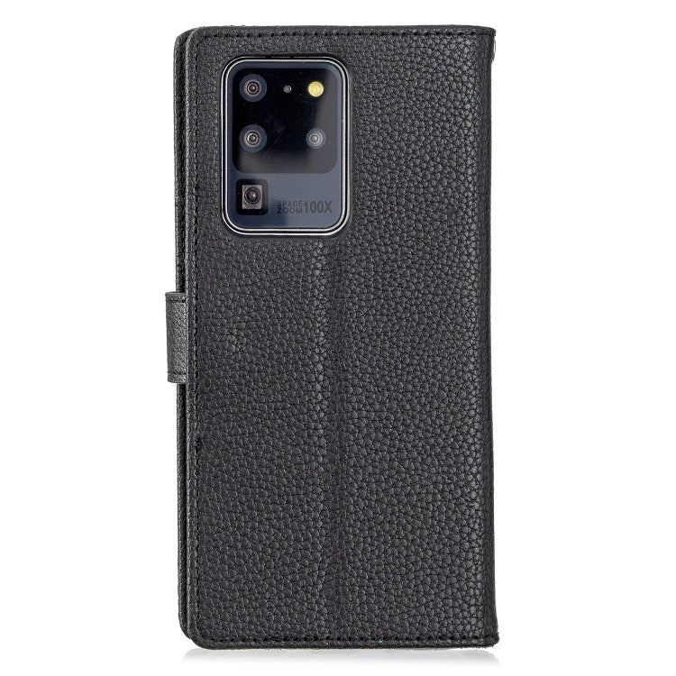 For Samsung Galaxy S20 Ultra Litchi Texture Horizontal Flip Leather Case with Holder & Card Slots & Wallet & Photo Frame