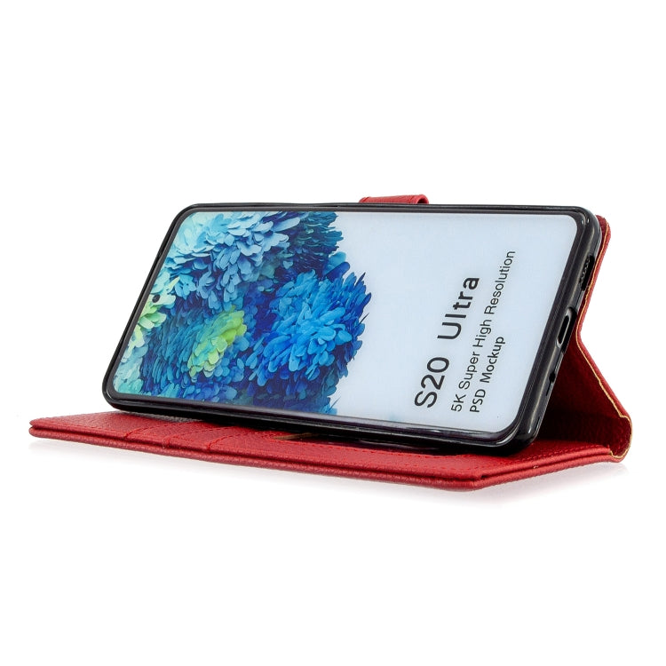 For Samsung Galaxy S20 Ultra Litchi Texture Horizontal Flip Leather Case with Holder & Card Slots & Wallet & Photo Frame