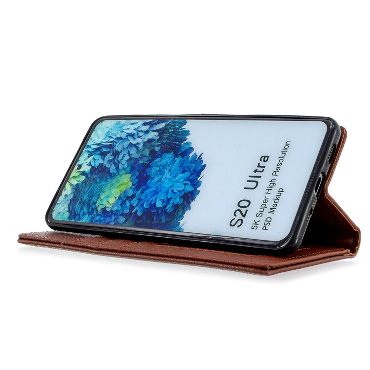 For Samsung Galaxy S20 Ultra Litchi Texture Horizontal Flip Leather Case with Holder & Card Slots & Wallet & Photo Frame