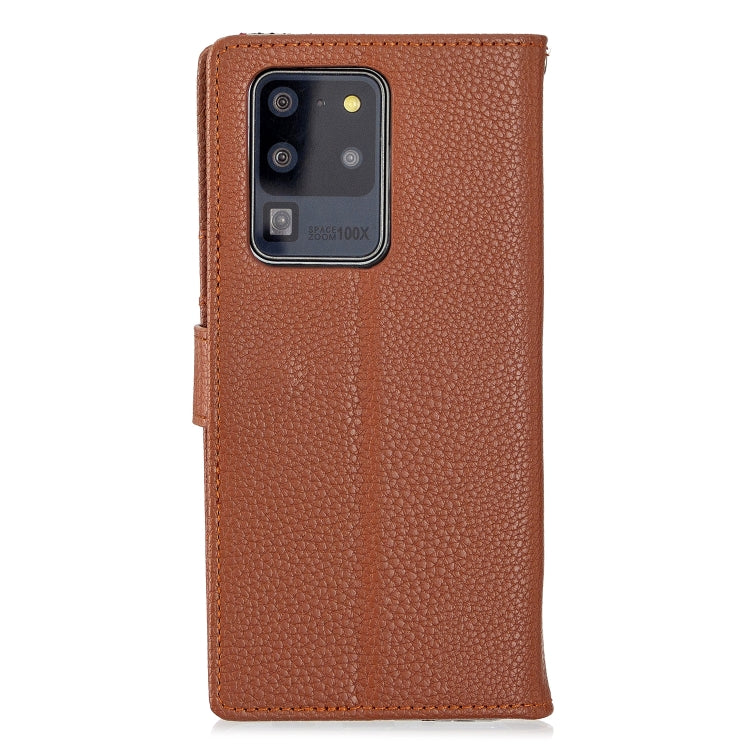 For Samsung Galaxy S20 Ultra Litchi Texture Horizontal Flip Leather Case with Holder & Card Slots & Wallet & Photo Frame