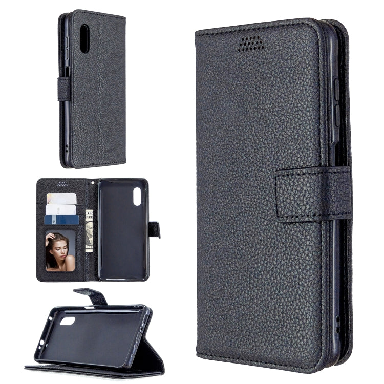 For Samsung Galaxy Xcover Pro Litchi Texture Horizontal Flip Leather Case with Holder & Card Slots & Wallet & Photo Frame