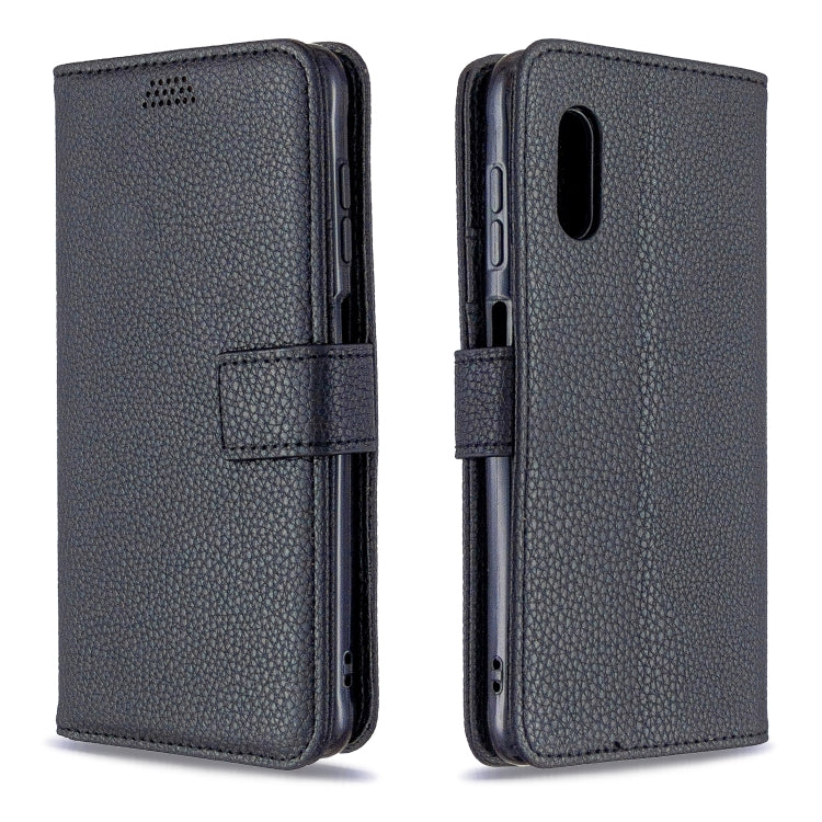 For Samsung Galaxy Xcover Pro Litchi Texture Horizontal Flip Leather Case with Holder & Card Slots & Wallet & Photo Frame