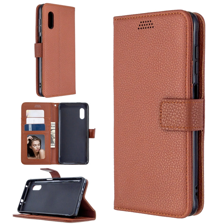 For Samsung Galaxy Xcover Pro Litchi Texture Horizontal Flip Leather Case with Holder & Card Slots & Wallet & Photo Frame