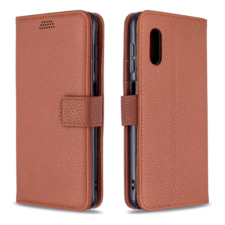 For Samsung Galaxy Xcover Pro Litchi Texture Horizontal Flip Leather Case with Holder & Card Slots & Wallet & Photo Frame