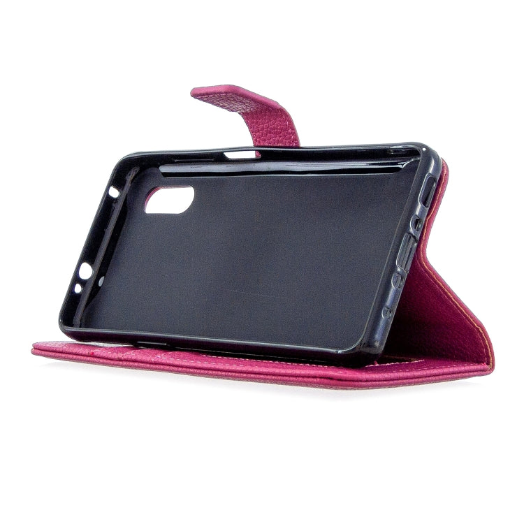 For Samsung Galaxy Xcover Pro Litchi Texture Horizontal Flip Leather Case with Holder & Card Slots & Wallet & Photo Frame