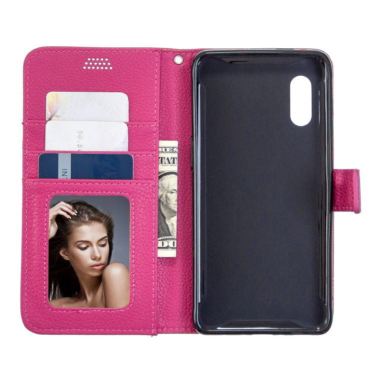 For Samsung Galaxy Xcover Pro Litchi Texture Horizontal Flip Leather Case with Holder & Card Slots & Wallet & Photo Frame