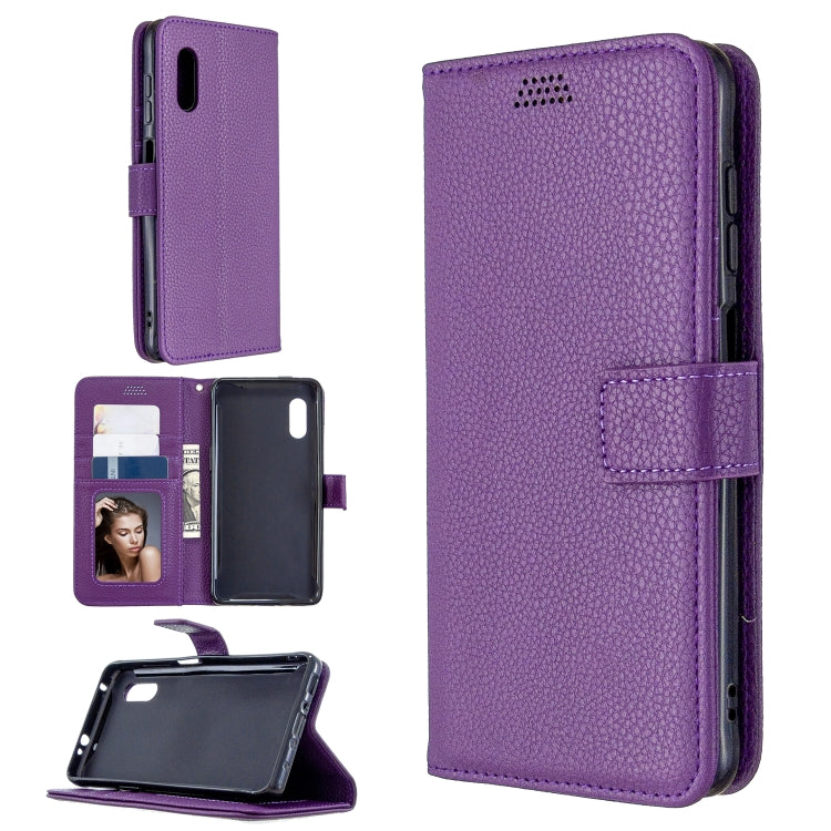 For Samsung Galaxy Xcover Pro Litchi Texture Horizontal Flip Leather Case with Holder & Card Slots & Wallet & Photo Frame