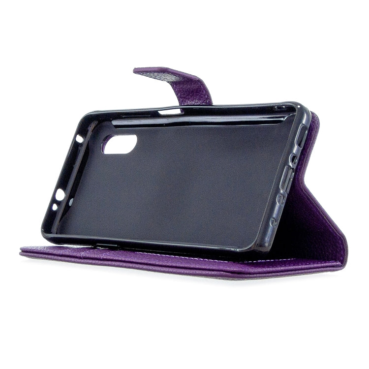 For Samsung Galaxy Xcover Pro Litchi Texture Horizontal Flip Leather Case with Holder & Card Slots & Wallet & Photo Frame