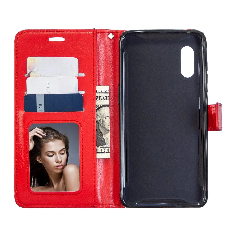 For Samsung Galaxy Xcover Pro Crazy Horse Texture Horizontal Flip Leather Case with Holder & Card Slots & Wallet & Photo Frame