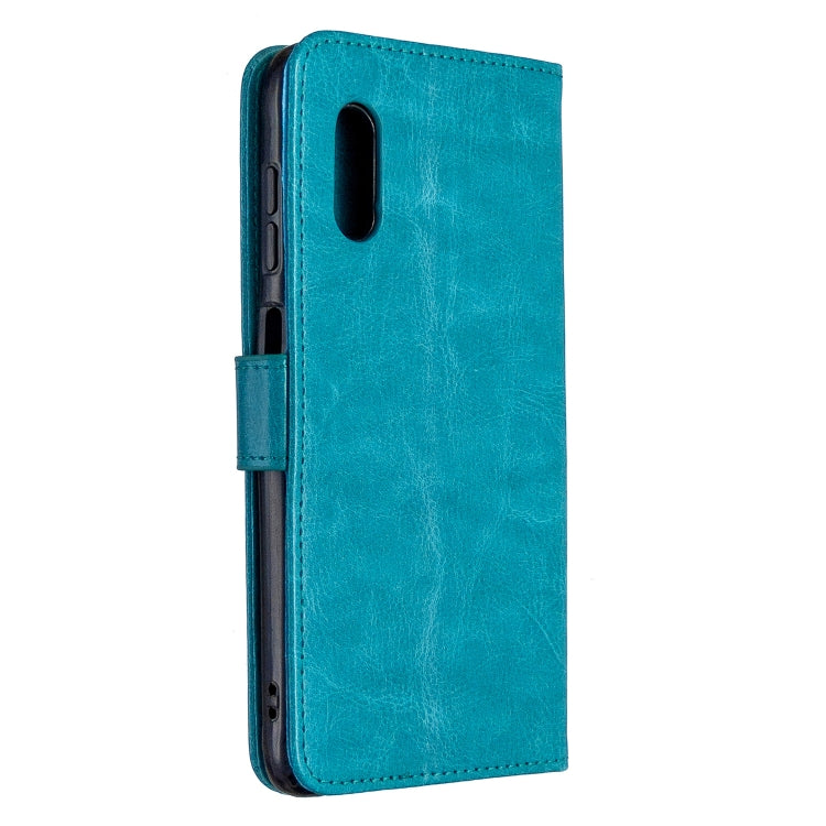 For Samsung Galaxy Xcover Pro Crazy Horse Texture Horizontal Flip Leather Case with Holder & Card Slots & Wallet & Photo Frame