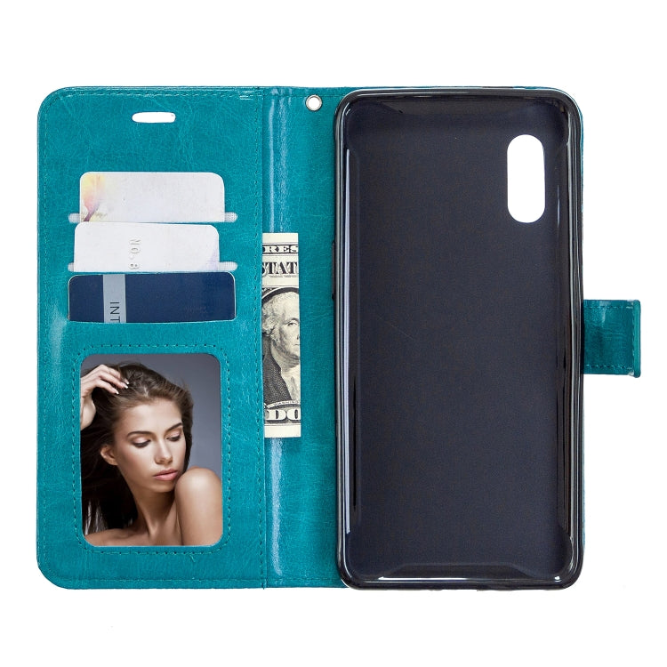 For Samsung Galaxy Xcover Pro Crazy Horse Texture Horizontal Flip Leather Case with Holder & Card Slots & Wallet & Photo Frame