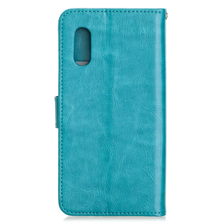 For Samsung Galaxy Xcover Pro Crazy Horse Texture Horizontal Flip Leather Case with Holder & Card Slots & Wallet & Photo Frame