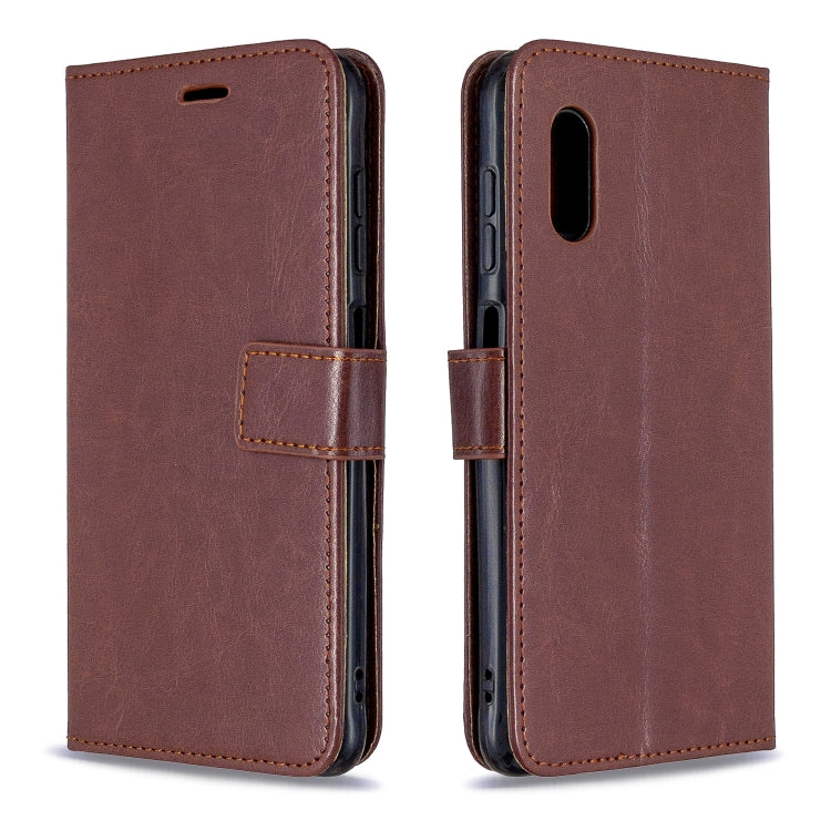 For Samsung Galaxy Xcover Pro Crazy Horse Texture Horizontal Flip Leather Case with Holder & Card Slots & Wallet & Photo Frame