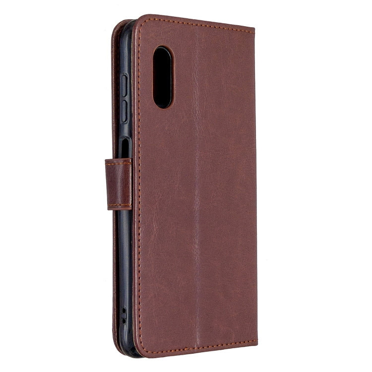 For Samsung Galaxy Xcover Pro Crazy Horse Texture Horizontal Flip Leather Case with Holder & Card Slots & Wallet & Photo Frame