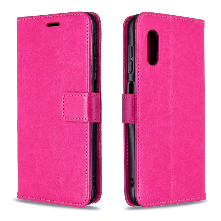 For Samsung Galaxy Xcover Pro Crazy Horse Texture Horizontal Flip Leather Case with Holder & Card Slots & Wallet & Photo Frame