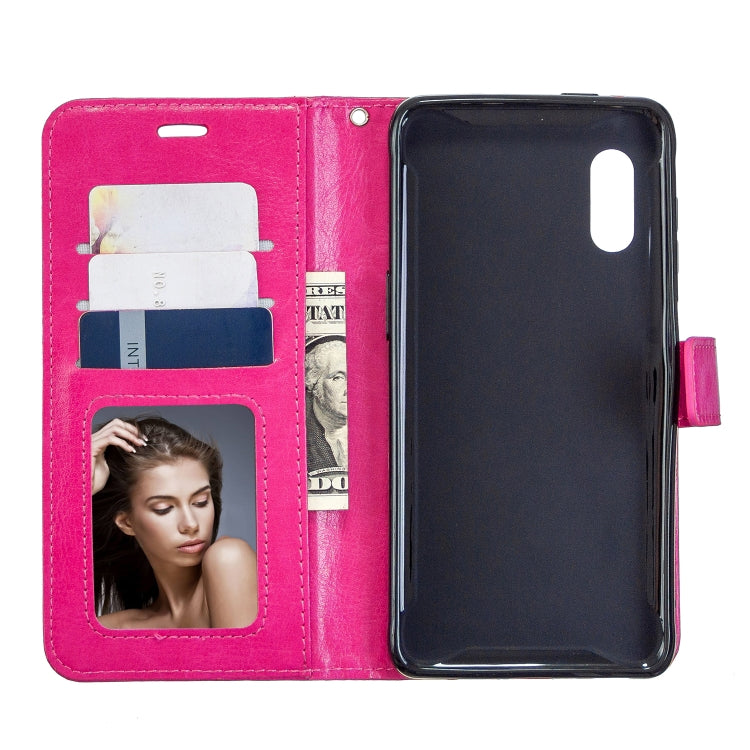 For Samsung Galaxy Xcover Pro Crazy Horse Texture Horizontal Flip Leather Case with Holder & Card Slots & Wallet & Photo Frame