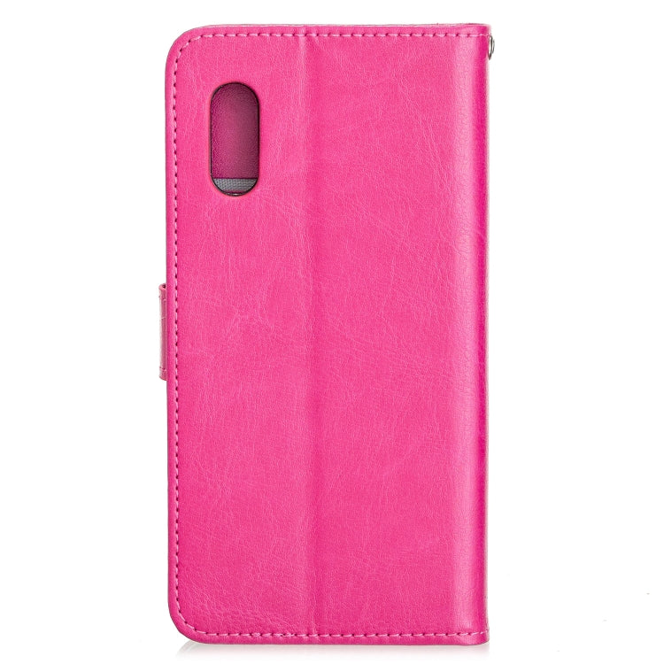 For Samsung Galaxy Xcover Pro Crazy Horse Texture Horizontal Flip Leather Case with Holder & Card Slots & Wallet & Photo Frame