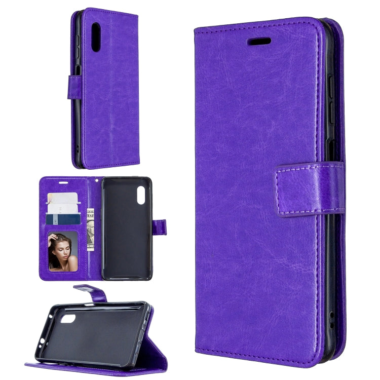 For Samsung Galaxy Xcover Pro Crazy Horse Texture Horizontal Flip Leather Case with Holder & Card Slots & Wallet & Photo Frame