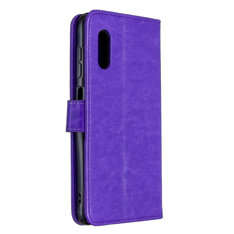 For Samsung Galaxy Xcover Pro Crazy Horse Texture Horizontal Flip Leather Case with Holder & Card Slots & Wallet & Photo Frame
