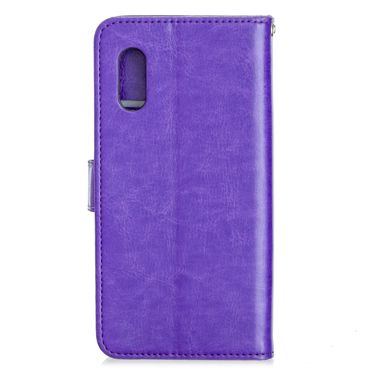 For Samsung Galaxy Xcover Pro Crazy Horse Texture Horizontal Flip Leather Case with Holder & Card Slots & Wallet & Photo Frame