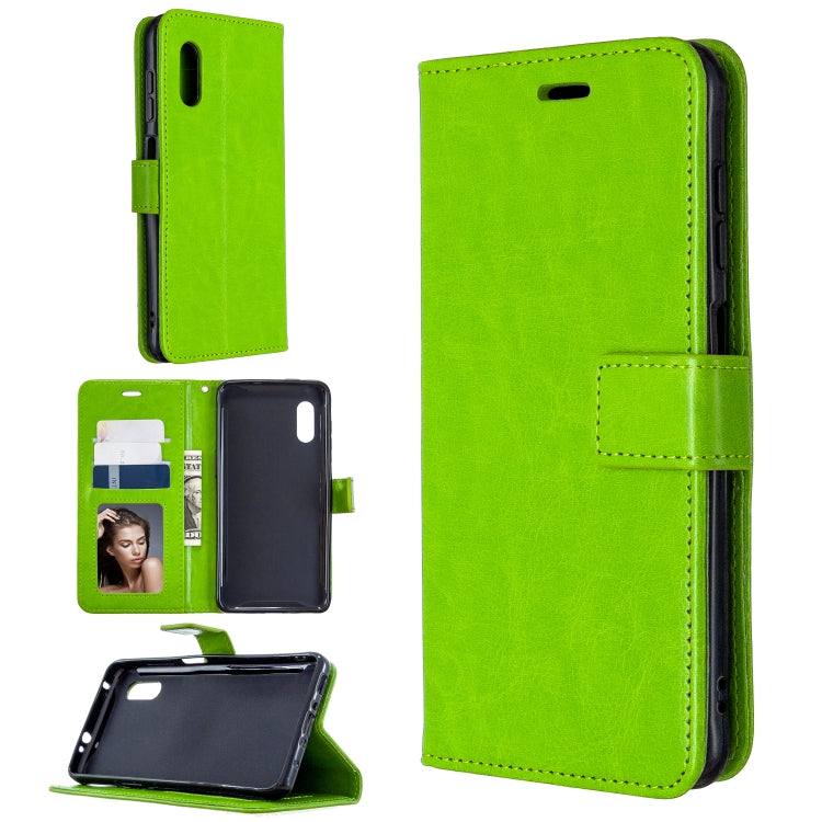 For Samsung Galaxy Xcover Pro Crazy Horse Texture Horizontal Flip Leather Case with Holder & Card Slots & Wallet & Photo Frame