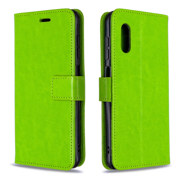 For Samsung Galaxy Xcover Pro Crazy Horse Texture Horizontal Flip Leather Case with Holder & Card Slots & Wallet & Photo Frame