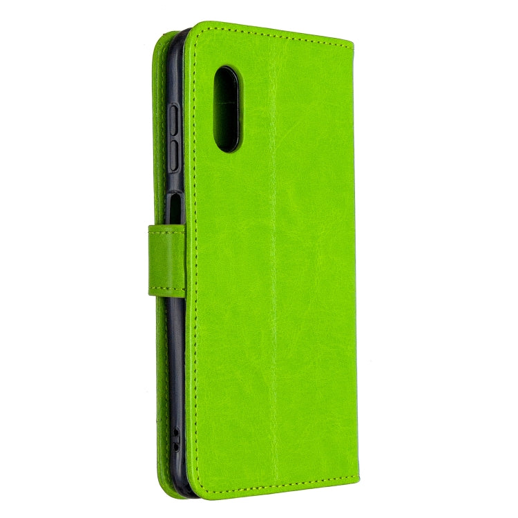For Samsung Galaxy Xcover Pro Crazy Horse Texture Horizontal Flip Leather Case with Holder & Card Slots & Wallet & Photo Frame